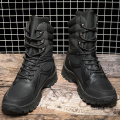 High Quality Fashion Custom Black Khaki Police Snake Proof Waterproof Military Boots Workout Training Tactical Combat Men Boots